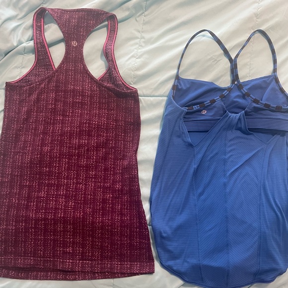 Two Lululemon tanks-size 6 - Picture 2 of 7